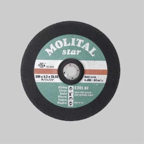 Disco da taglio per marmo ø 230x3,2 mm (25 pezzi) MOLITAL