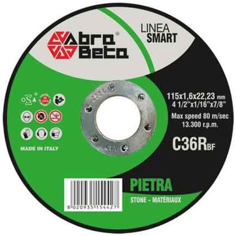DISCO DA TAGLIO PER MARMO SOTTILE ABRA BETA Ø 115x1,6 mm