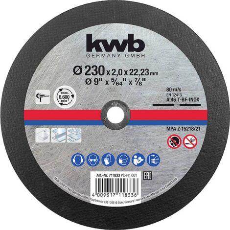 DISCO DA TAGLIO PER METALLO 230X2,0MM