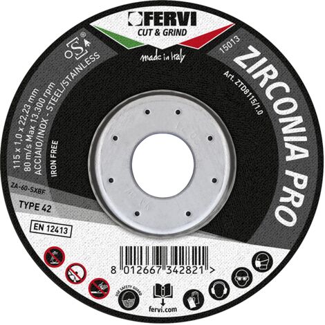 DISCO DA TAGLIO ZIRCONIO PRO ZA-60-SXBF 115X1,0 MM