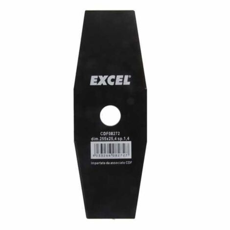 Disco de acero con 2 dientes de 255 mm Excel 08272