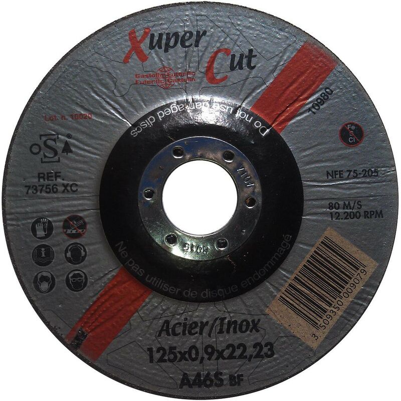 

Castolin - Disco de ACERO INOXIDABLE d.125