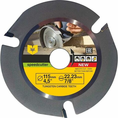 Disco de amoladora para madera 115 mm - Disco de corte de madera - Disco de tallado para amoladora angular—BR-Vie