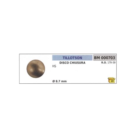 Disco de bloqueo TILLOTSON HS motosierra Ø  exterior 8,7 mm 179-59