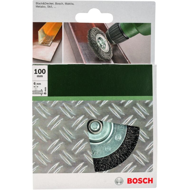 

BOSCH 2609256532 Cepillo disco taladro, alambre ondulado, 100 Ø 100