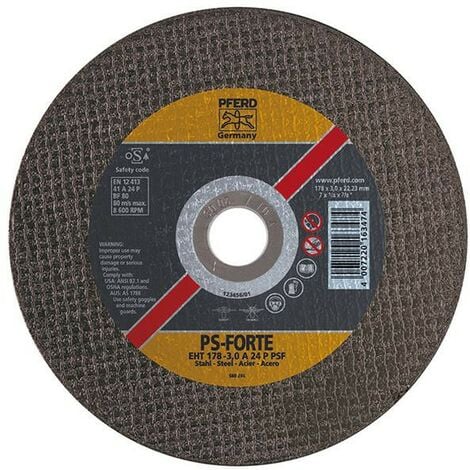 Disco de corte A60PPS 115x1, 0mm Gera. Caballo