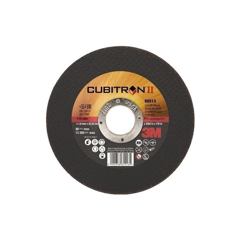 

Disco De Corte Cubitron Ii D 125 X 1,6 Mm Recto Inox Perfora
