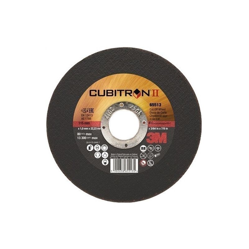 

Disco De Corte Cubitron Ii D 125 X 2,5 Mm Acodado Inox Perfo