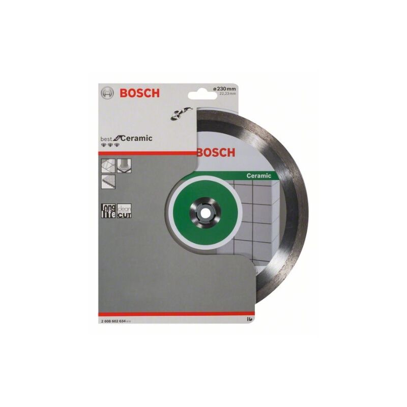 

Disco De Corte De Diamante Best For Ceramic: 230X2,4X10; 9 - Bosch