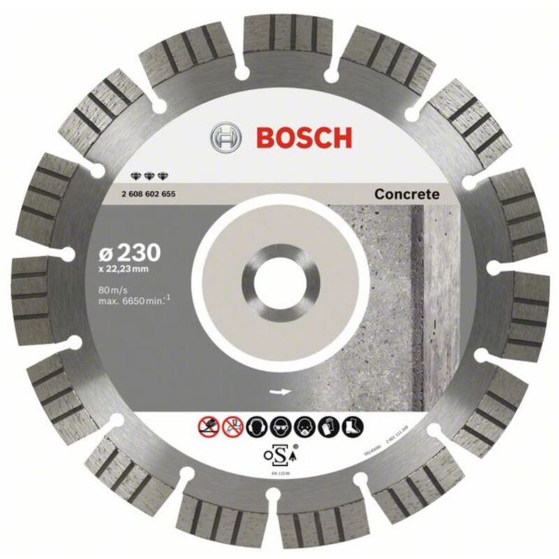 

Disco de corte de diamante de  230 mm Best for Concrete - Bosch