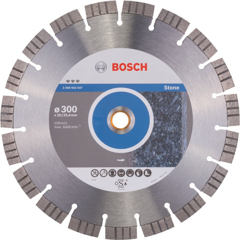 

BOSCH 2608602647 Diamante Best Stone: 300x20/25,4x2,8x15