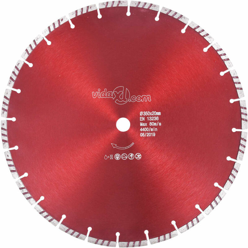 

Disco de corte de diamante con turbo acero 350 mm