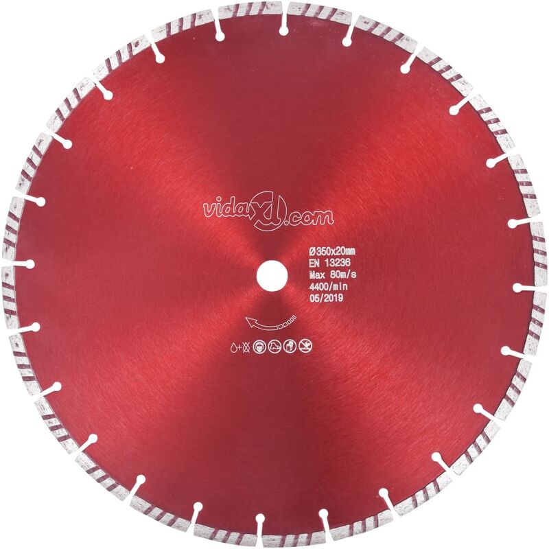 

Disco de corte de diamante con turbo acero 350 mm