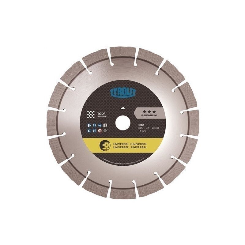 

Disco De Corte Diamantado Premium Dcu Dim. 230 Mm Perforaci