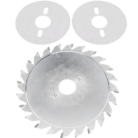 Disco de corte de diamante profesional de 120 mm, diamantes 12T para madera y materiales duros, accesorio para sierra circular, superficie de corte lisa sin astillado (1 disco de corte + 2 accesorios)