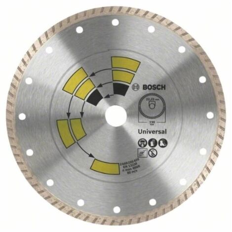 Disco de corte de diamante Universal Turbo Ø 125 mm  BOSCH 2609256408
