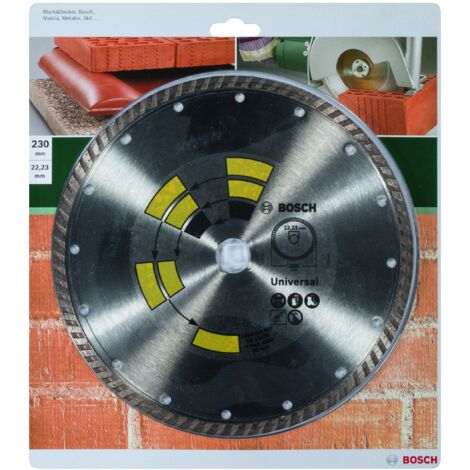 Disco de corte de diamante Universal Turbo Ø 230 mm  BOSCH 2609256409