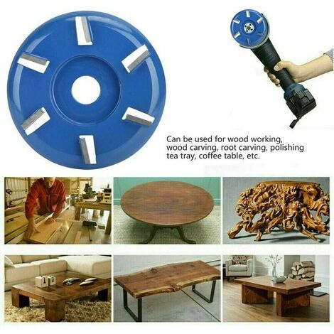 Disco de corte de madera, disco de talla de madera de acero de 6 dientes, herramienta de carpintería, amoladora angular, accesorios de madera dura(02)
