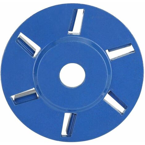 Disco de corte de madera LITZEE, disco de talla de madera de acero de 6 dientes, herramienta de carpintería, amoladora angular, accesorios de madera dura