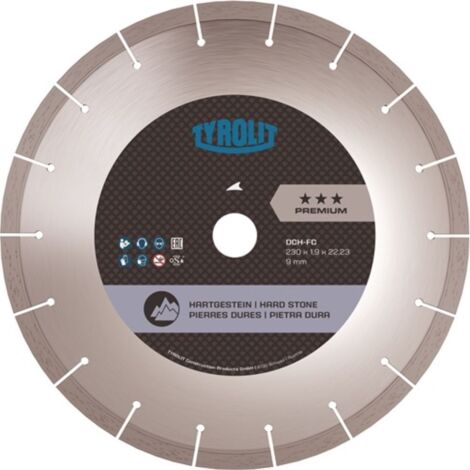DISCO DE CORTE DIAMANTADO DCH FC PREMIUM DIÁM. 230 MM PERFOR