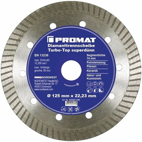 Disco De Corte Diamantado Diam. 300 Mm Perforacion 25,4 Mm S