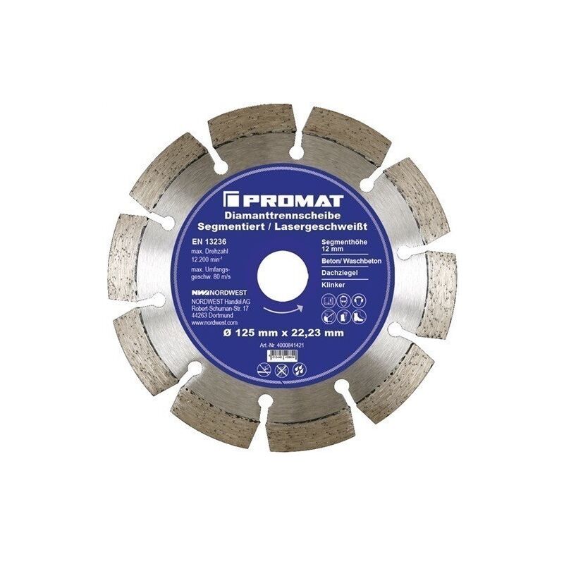 

Disco De Corte Diamantado Dim. 230 Mm Perforacin 22, 23 Mm