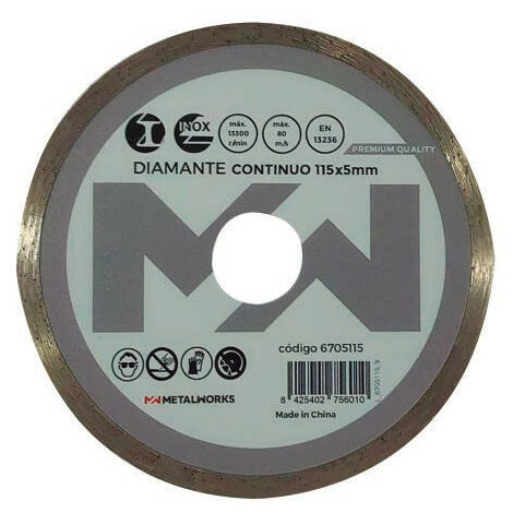 Disco Diamantado Segmentado Ø 125 x 22,23 x 5mm / Expert For Concrete –  Hechi Tools