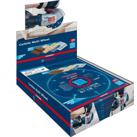 Disco de corte Expert Carbide Multi Wheel X-LOCK de 115 mm 2223 mm 10 mm  BOSCH 2608901194