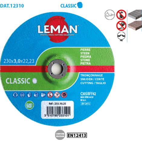Disco de corte LEMAN CLASSIC 125 mm 125 mm