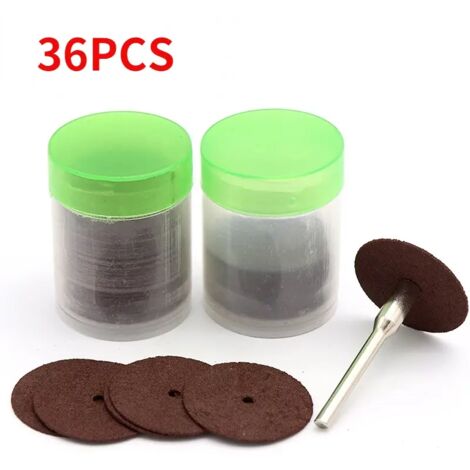 Disco de corte para mini taladro, 36 unidades, rueda de corte, accesorios Dremel, herramientas abrasivas para herramienta rotativa