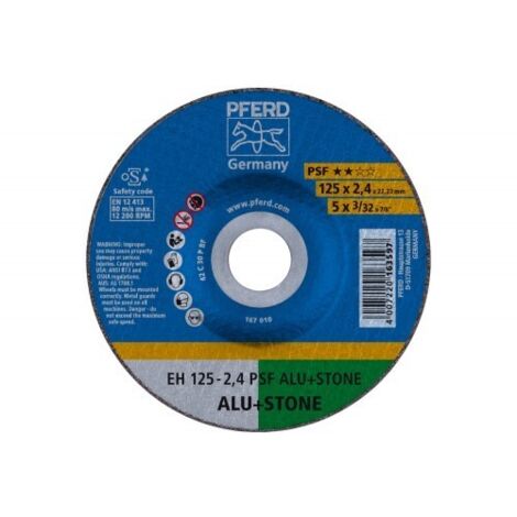 Disco de Corte PFERD EH 125-2.4 PSF ALU+STONE