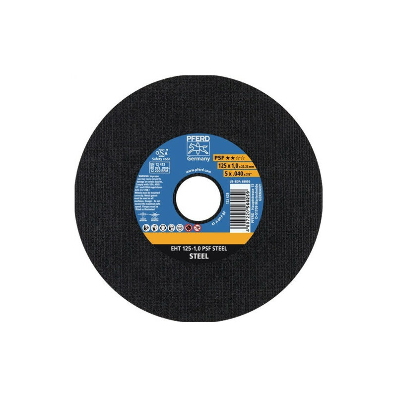 

Disco De Corte Psf Steel D 115 X 1 Mm Recto Acero Perforació