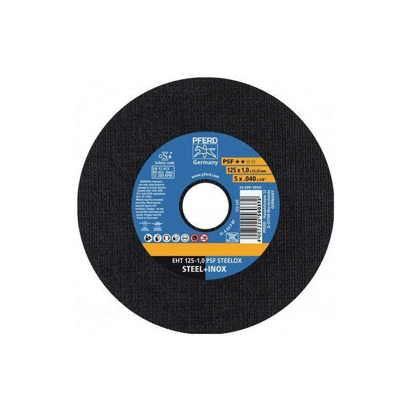 

Disco De Corte Psf Steelox D 230 X 2,5 Mm Recto Inox Perfora