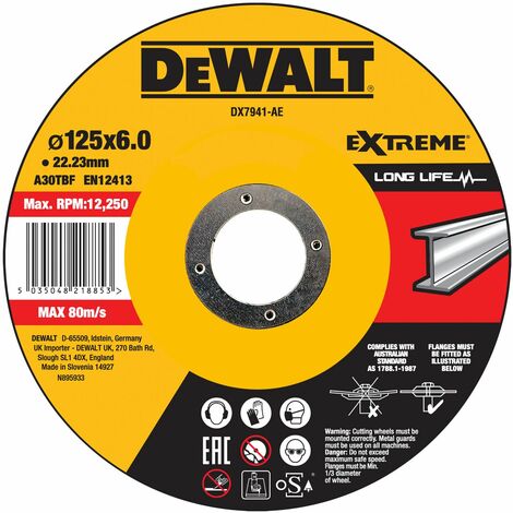 Disco de desbaste cóncavo para metal Dewalt DX7941-AE