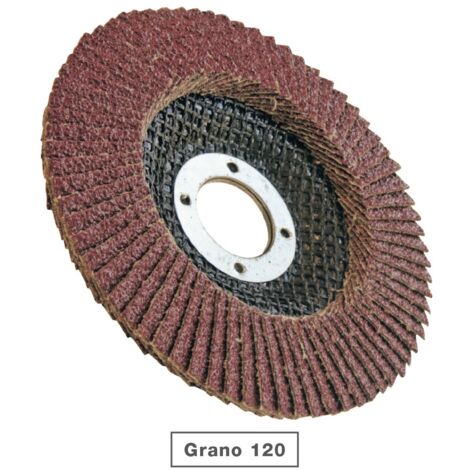 Disco De Desbaste Óxido De Aluminio 115mm Grano120 Para Metal Y Madera Mota