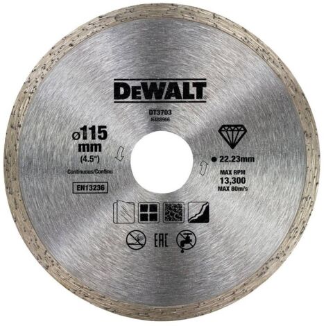 Disco de diamante, 115 x 22.2 mm  DeWalt DT3703-QZ