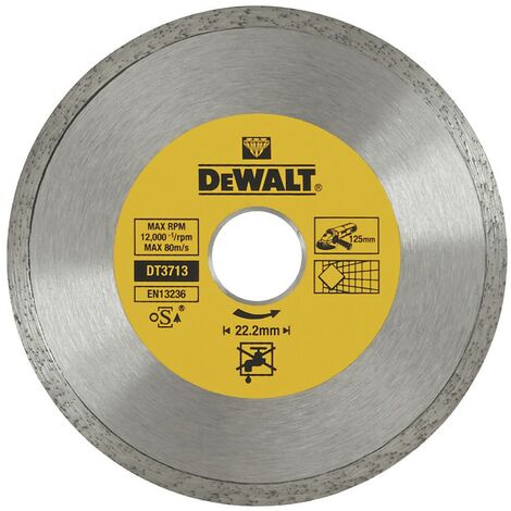 Disco de diamante, 125 x 22.2 mm  DeWalt DT3713-QZ