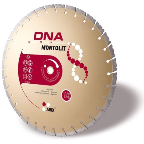 DISCO DE DIAMANTE 450 MM PARA PAVIMENTOS DE HORMIGŽôN ESTACIONADO MONTOLIT DNA SX450