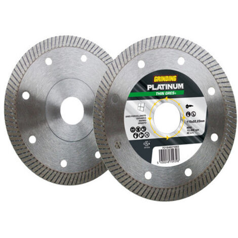 Disco de diamante de 115x1,4 mm para gres porcelánico – corte preciso y limpio – Amoladora