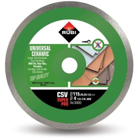 Disco de diamante para azulejos de pared, 115 Superpro CSV - RI 30882