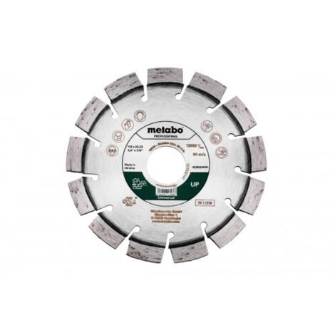 DISCO DE DIAMANTE UP 115MM 22,23MM 9MM - METABO