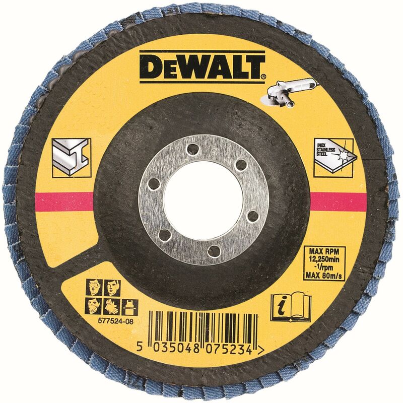 

Dewalt DT3266-QZ Disco de láminas Ø125mm, grano 60 - Cóncavo