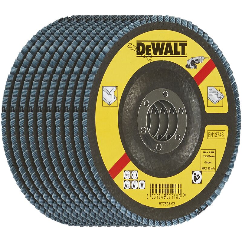 

Dewalt DT3295-QZ Disco de láminas Ø115mm, grano 120 - Plano