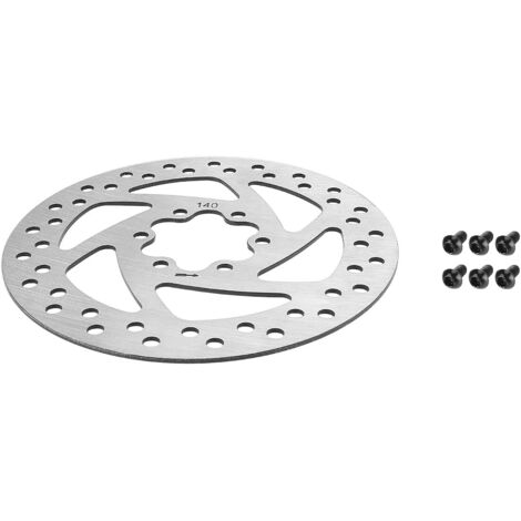 Disco de freno de acero inoxidable de 140 mm para patinetes eléctricos, bicicletas de montaña, bicicletas eléctricas, BMX, pastillas de freno y accesorios de freno (140)