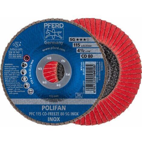Disco de lámina COFREEZE 115mm Grano 80 Pferd