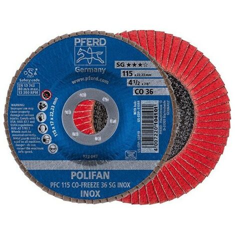 Disco de lámina COFREEZE 125mm Grano 50 Pferd