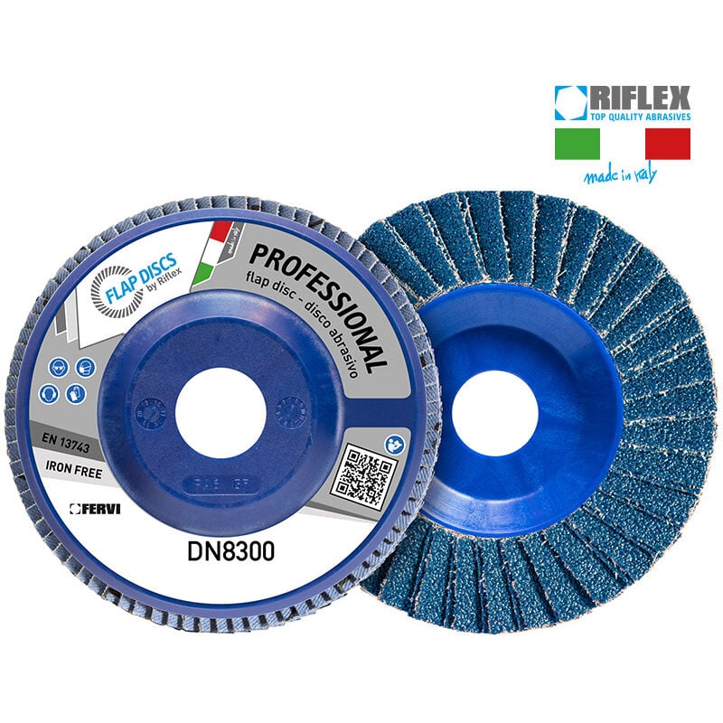

Disco De Laminas Abrasivas Grano 40 Zirconio 180 Mm Fervi Dn8300.182