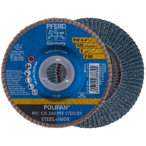 Disco de láminas Z 40PSF curva 125mm K40 Pferd
