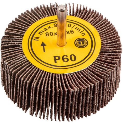 Disco de lijado Graphite 55h761 80 mm diámetro grano K60