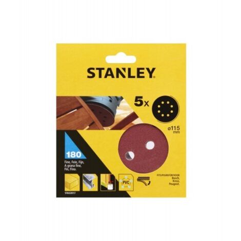 Disco de lijado Stanley - 115mm K180